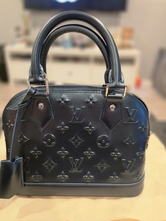 Louis Vuitton Handbags - Louis Vuitton Calfskin Debossed Monogram Alma BB